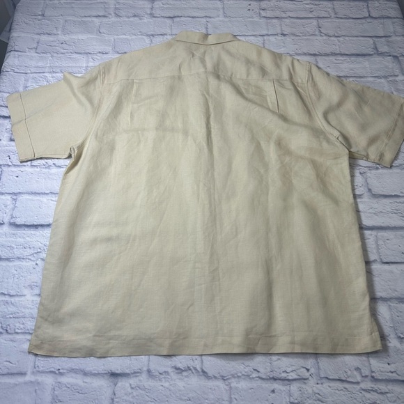 Cubavera Light Tan Short Sleeve Shirt - Picture 8 of 8